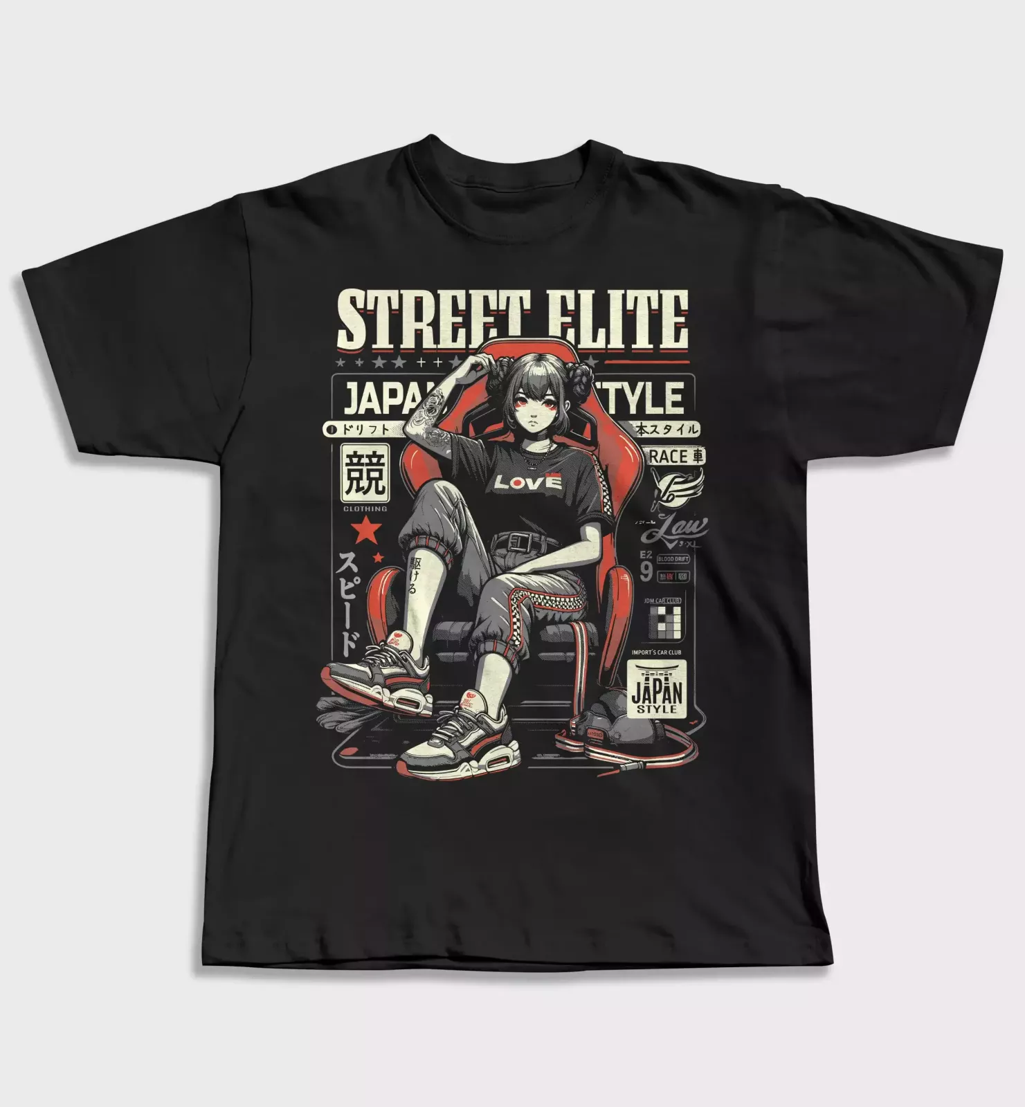 Imagen de camiseta Street Elite con diseño urbano moderno