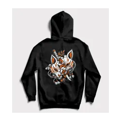 Kitsune Warrior - Mystical Japanese Fox Sweatshirt