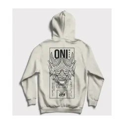 Oni Mask - Sudadera con Diseño de Máscara Demoníaca