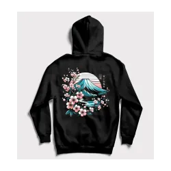 Mount Fuji and Cherry Blossoms - Sudadera Fuji y Cerezos en Flor