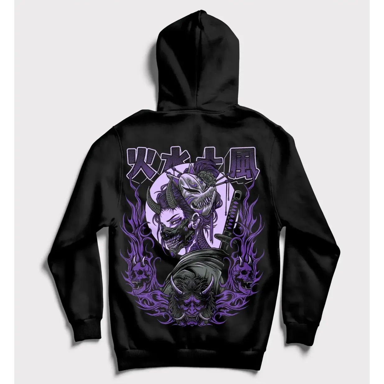 Purple Geisha – Sudadera Geisha en tonos Púrpura