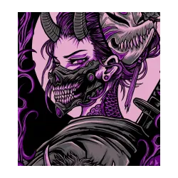 Purple Geisha – Sweat Geisha dans les tons violets