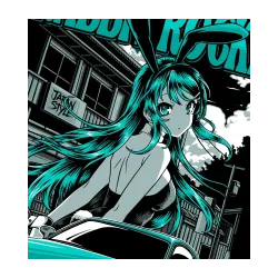 Rabbit Rocket RX7 – Sweat-shirt Bunny Girl Racing