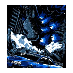 Godzilla Drift R34 – Sweat-shirt Skyline Drift